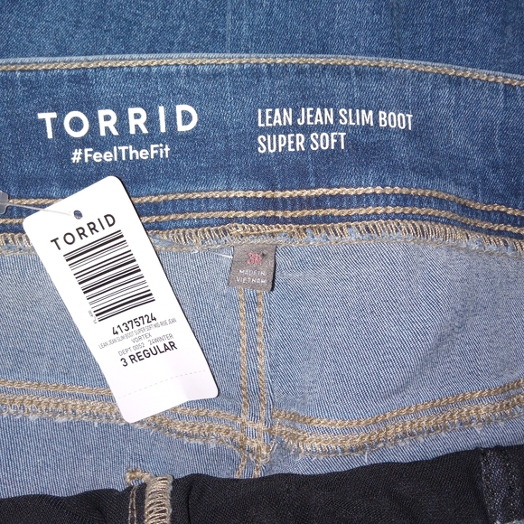 Torrid Distressed Boot Cut Jeans - Picture 6 of 8
